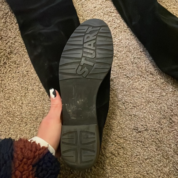 Stuart weitzman lowland black over the knee boots size 7.5 ( fits 8.5) - Picture 4 of 6